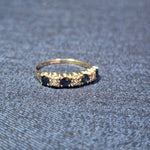 9ct Sapphire & Diamind ring