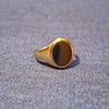 9ct Gents black Onyx signet ring