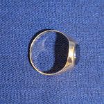 9ct Gents black Onyx signet ring