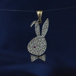9ct Bunny head pendant