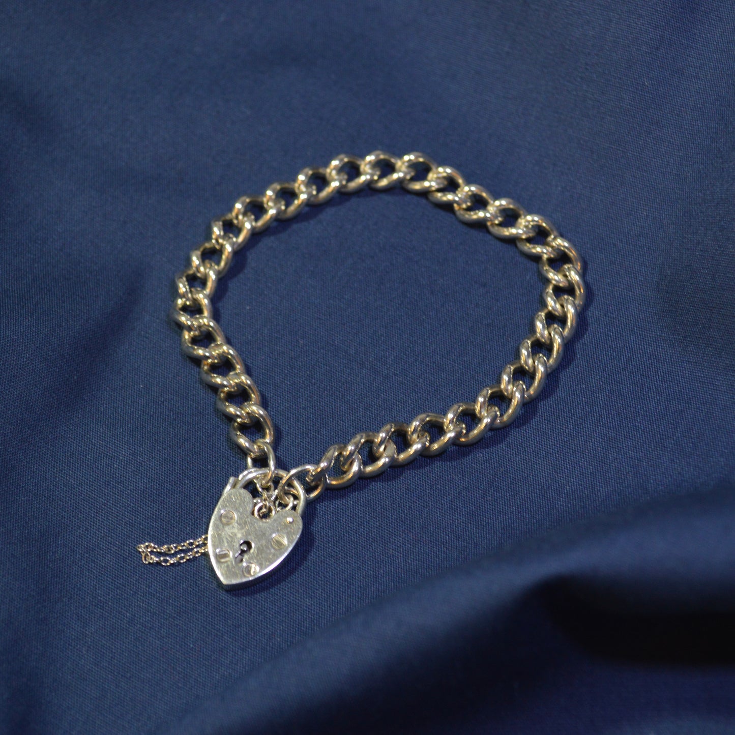 Silver charm bracelet