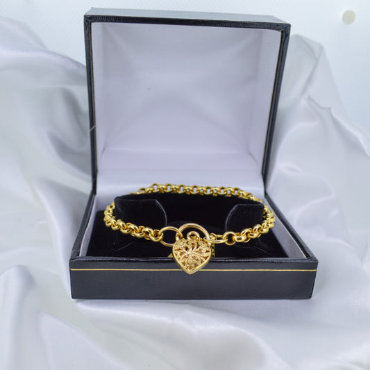 9ct yellow Gold charm bracelet
