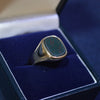 9ct Black signet ring