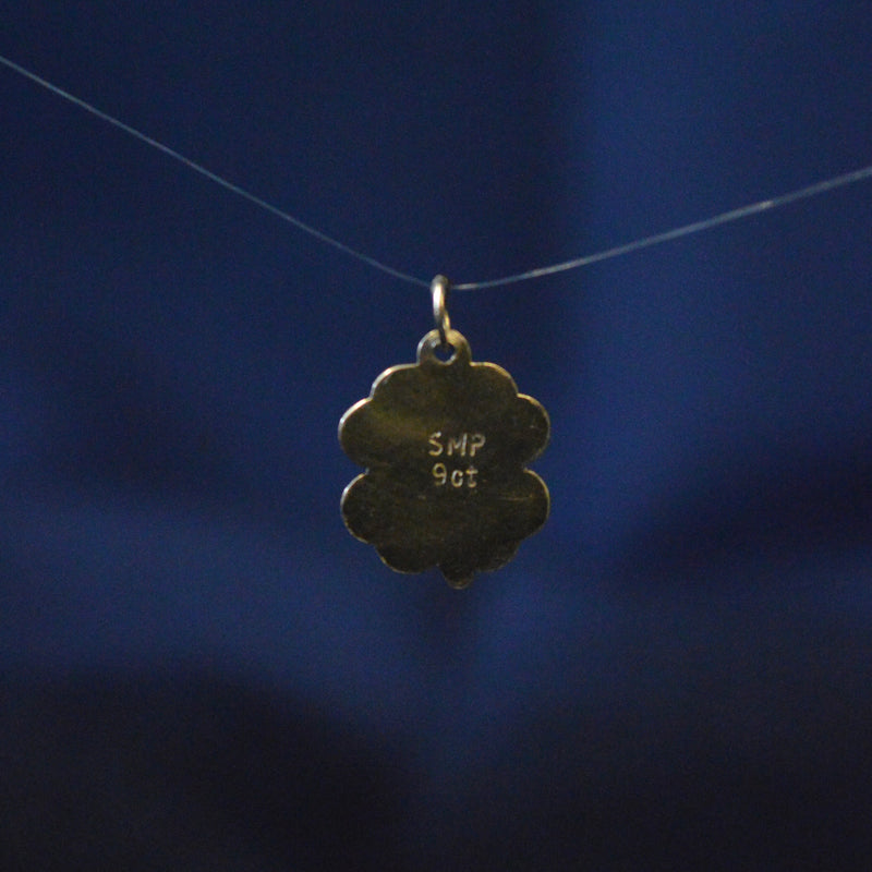 9ct 4-leaf clover pendant