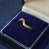 18ct wave ring