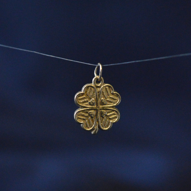 9ct 4-leaf clover pendant