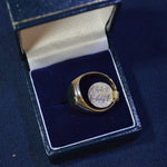 9ct Black signet ring