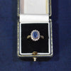 Sapphire and diamond ring