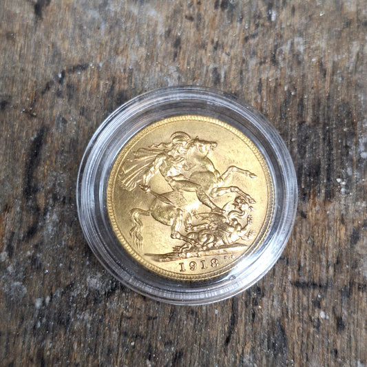 1918 Full Sovereign Coin