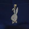 9ct Bunny head pendant