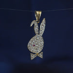 9ct Bunny head pendant