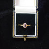 9ct gold pink ring