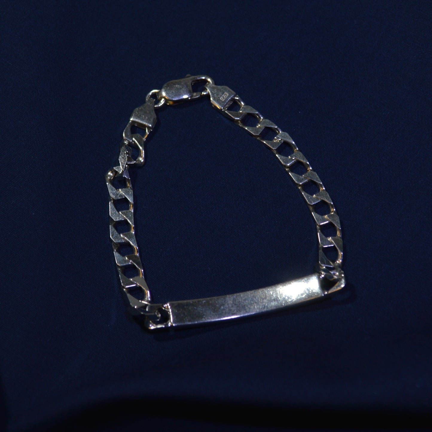 Silver ID bracelet
