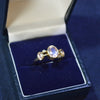 9ct lilac gemstone ring