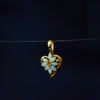 Stunning 9ct yellow gold Opal Flower pendant