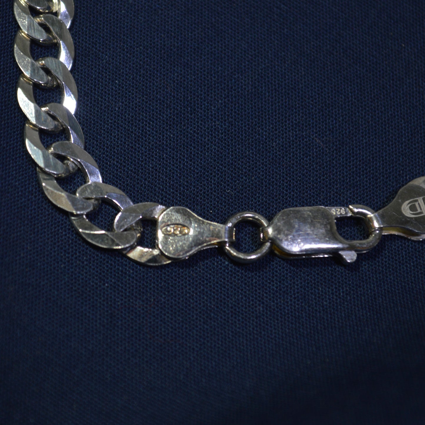 Silver Curb Bracelet