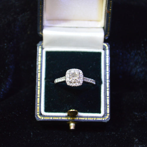 Lab Grown Diamond Platinum Ring