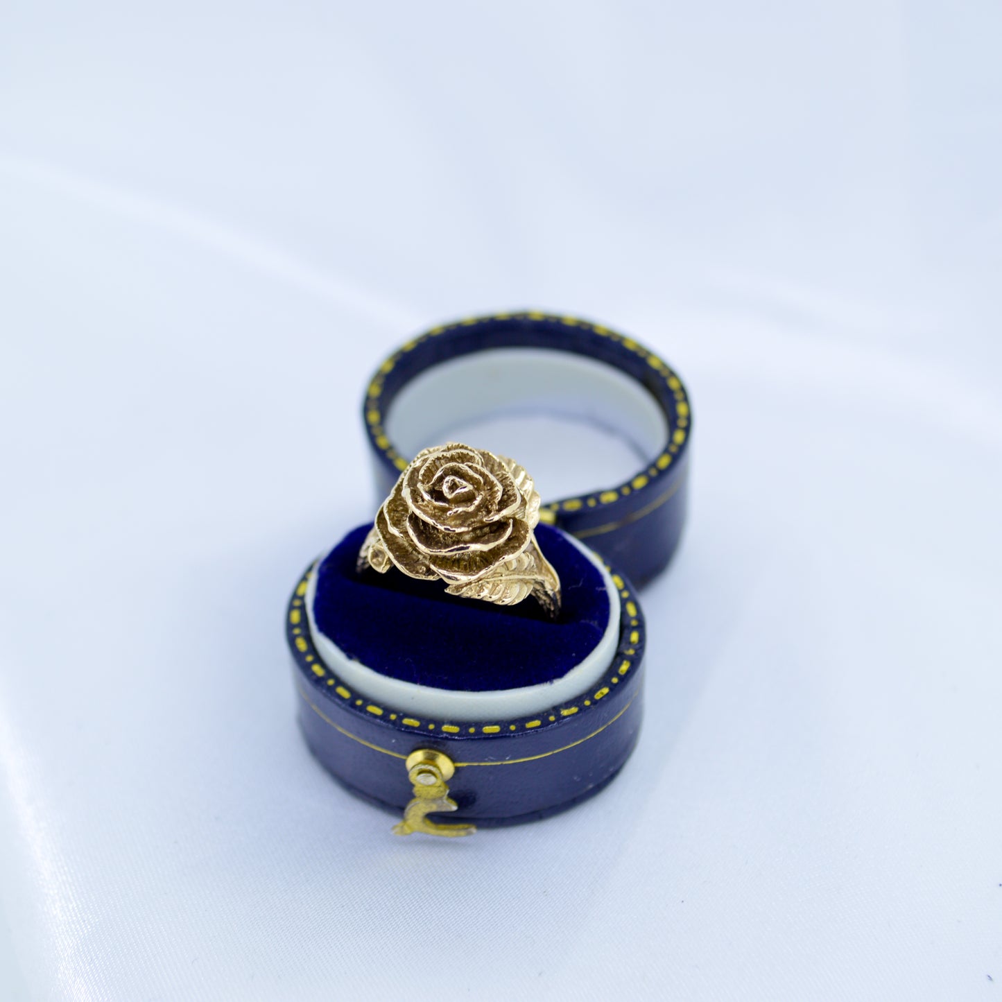 9ct Gold Rose Flower Ring