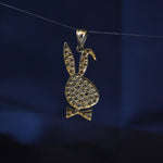 9ct Bunny head pendant