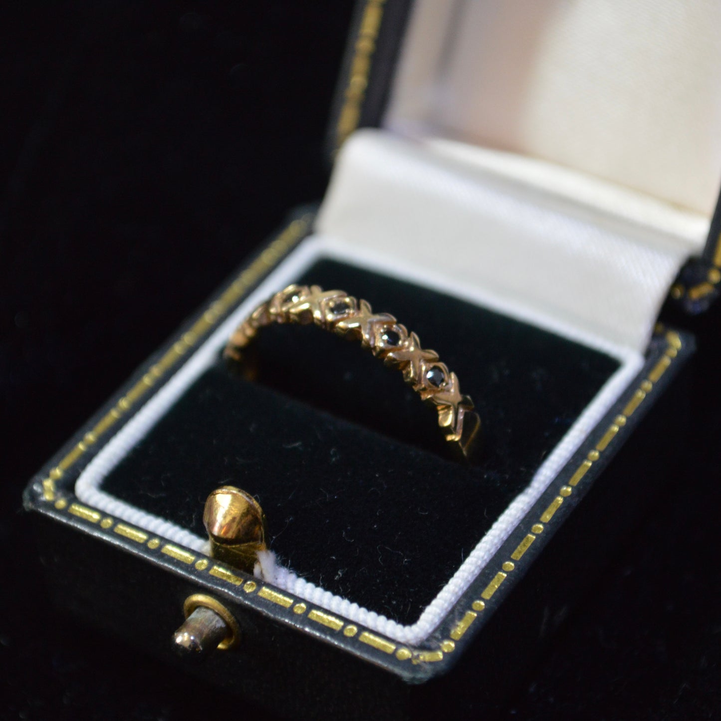 9ct Sapphire Half Eternity ring
