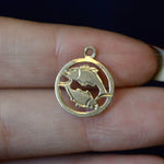 Pisces 9ct Yellow Gold Pendant