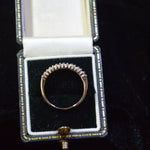 9ct CZ ring