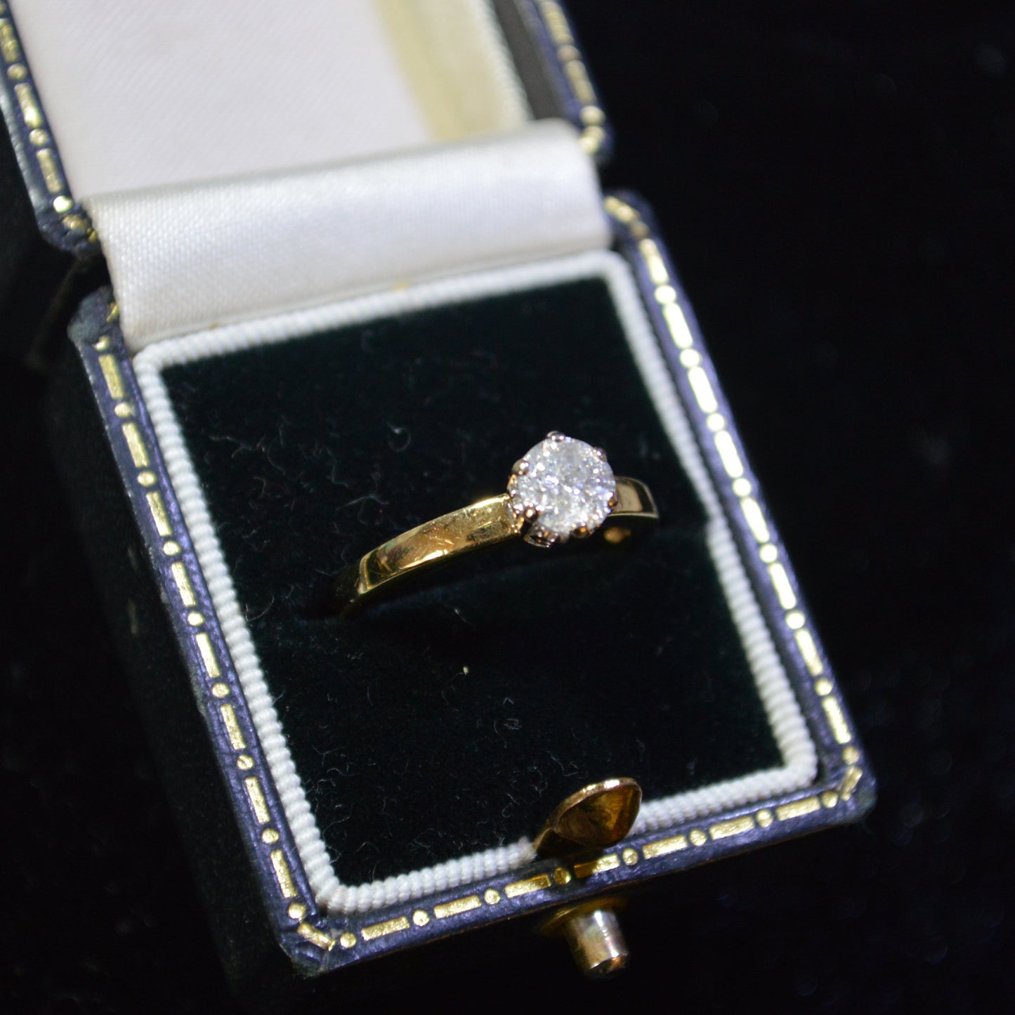 18ct Half carat Solitaire Diamond Ring