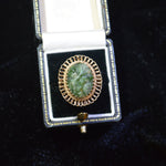 9ct Large Green Ring