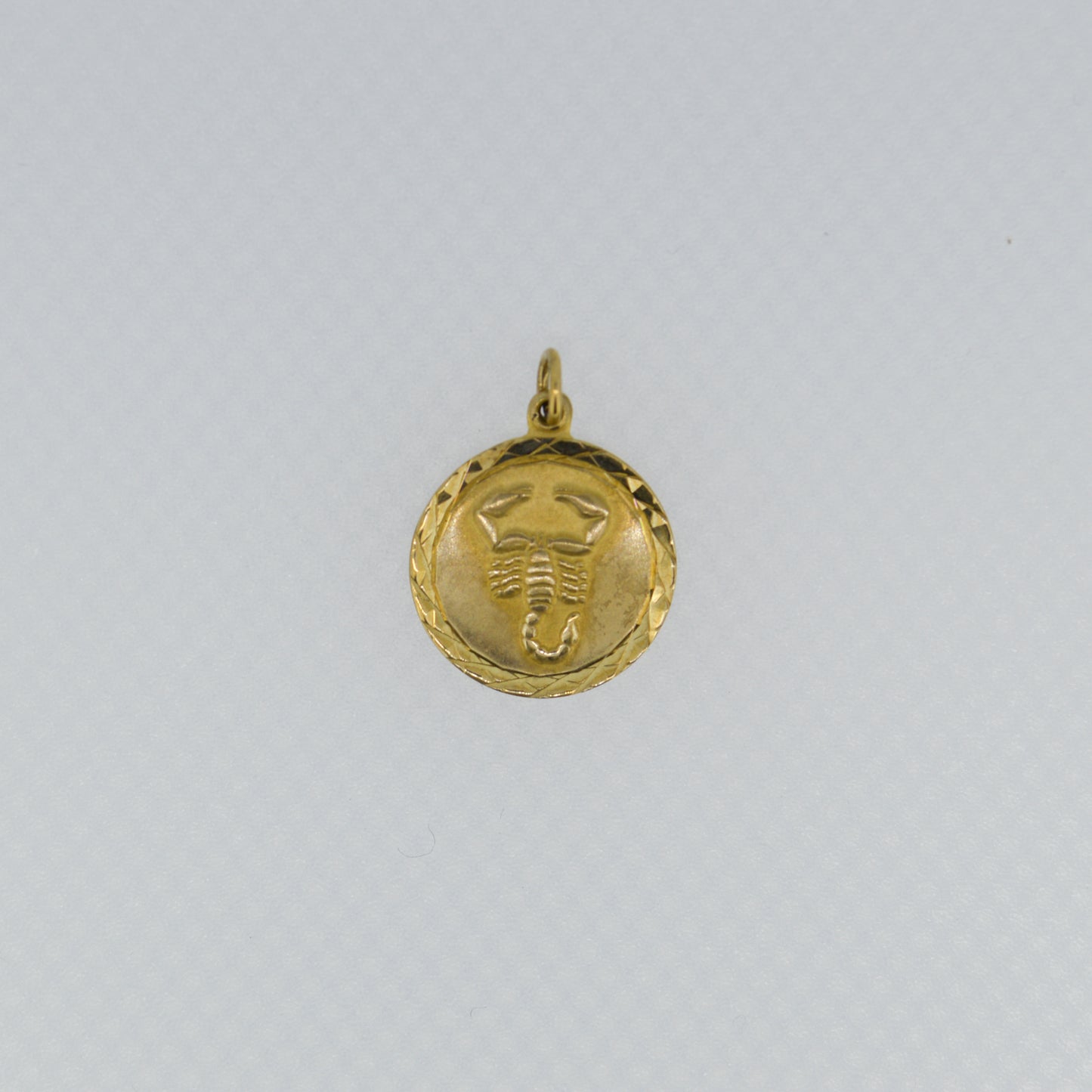 9ct Yellow Gold 'Scorpio' Scorpion Pendant