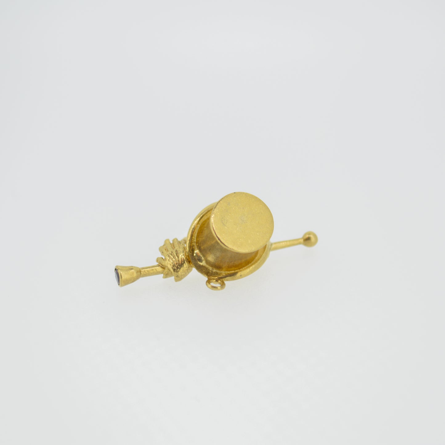 Vintage 9ct Gold Top Hat and Cane Charm