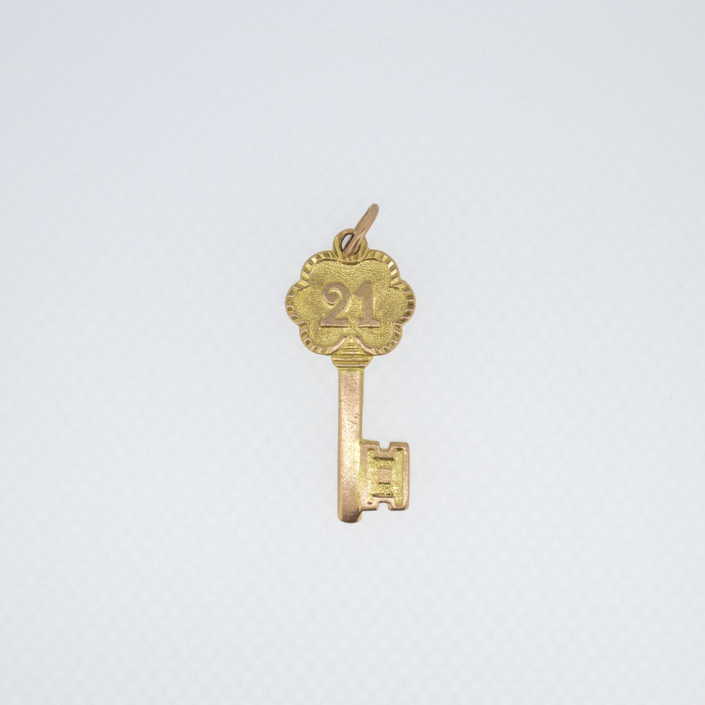 Vintage 9ct Gold 21 Key Charm