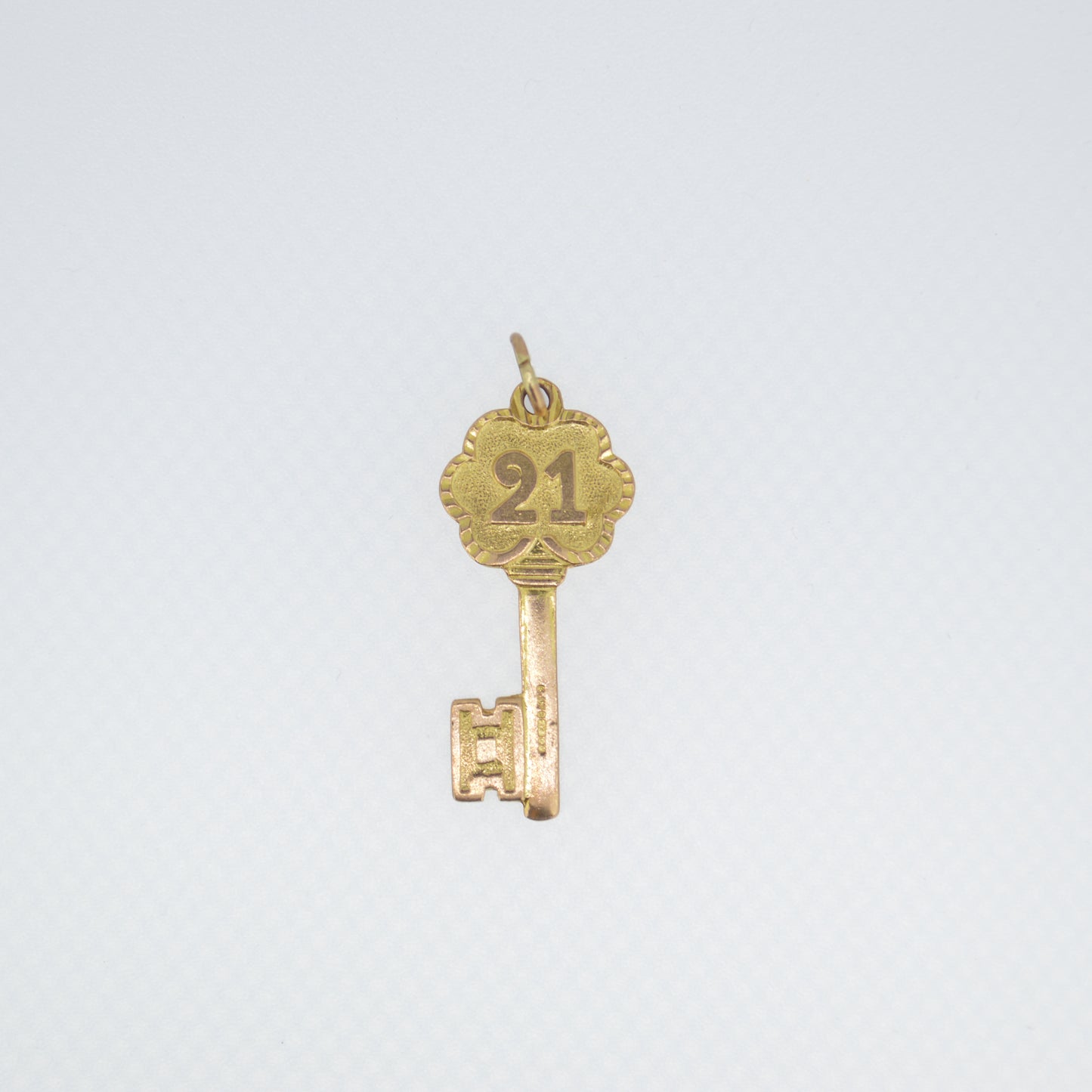 Vintage 9ct Gold 21 Key Charm
