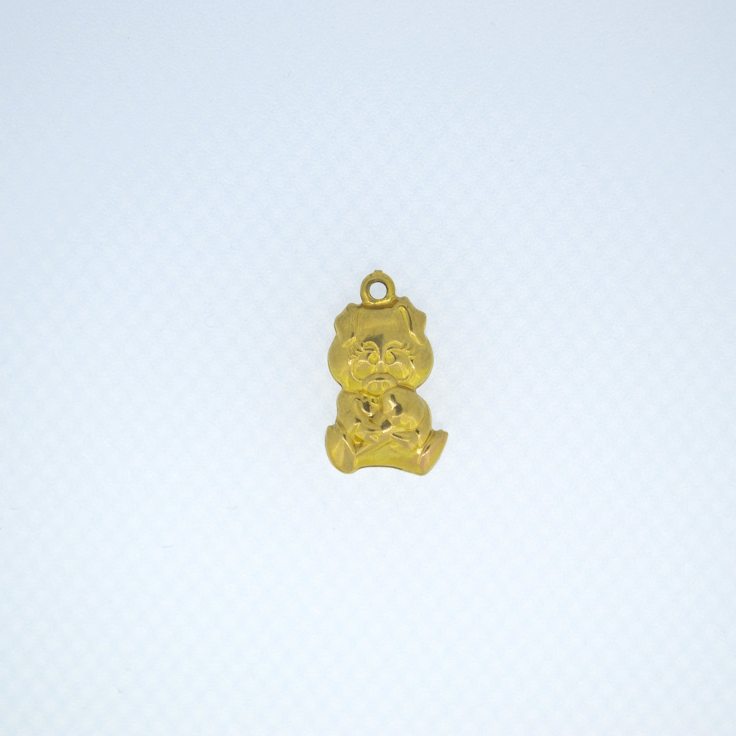 Vintage 9ct Gold Pig Charm