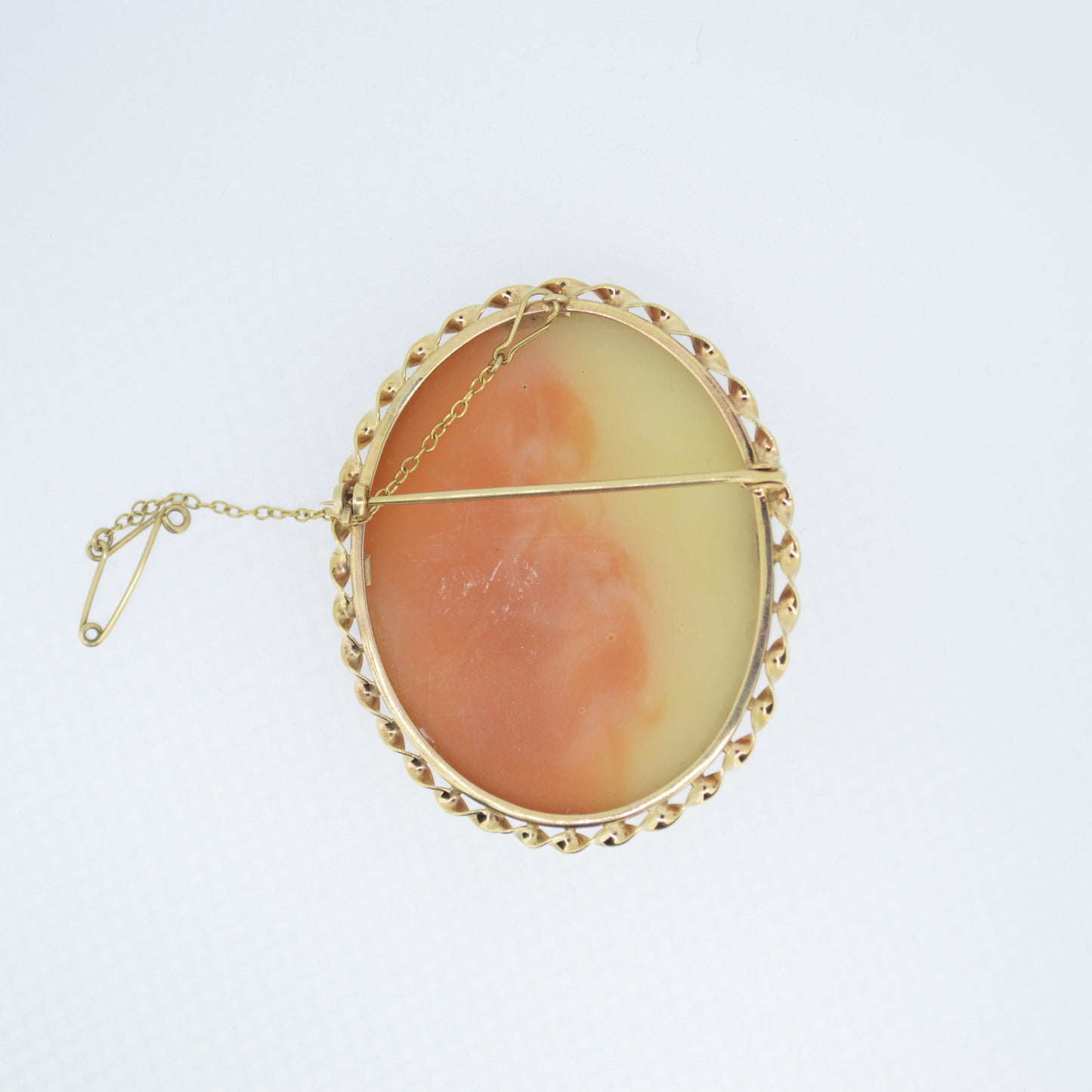 Vintage 9ct Gold Cameo Brooch