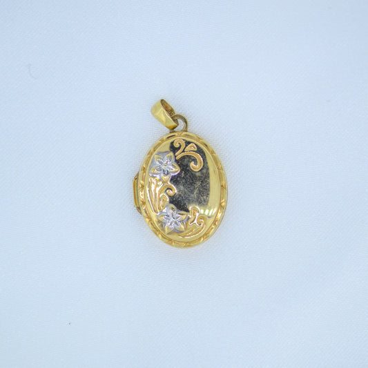 9ct Floral Locket