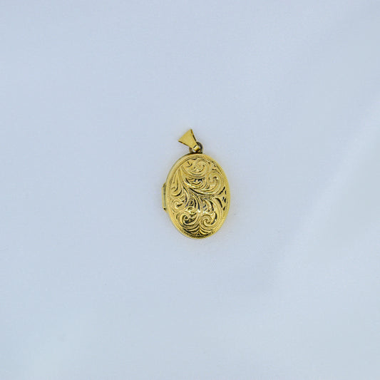 9ct Filigree Gold Locket