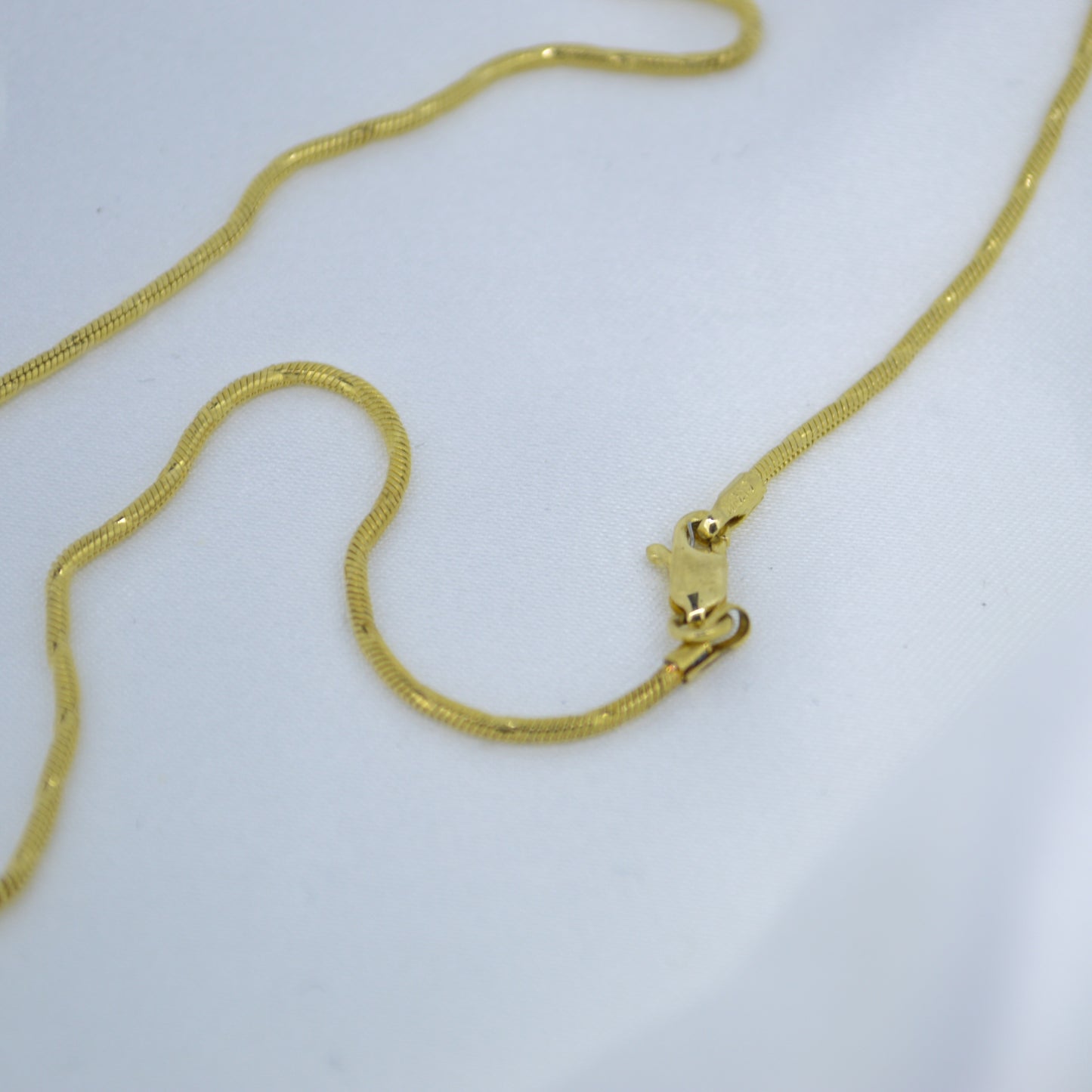 14ct Yellow Gold Amethyst Chain & Earring Set