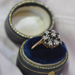 Vintage 9ct Diamond & Sapphire
