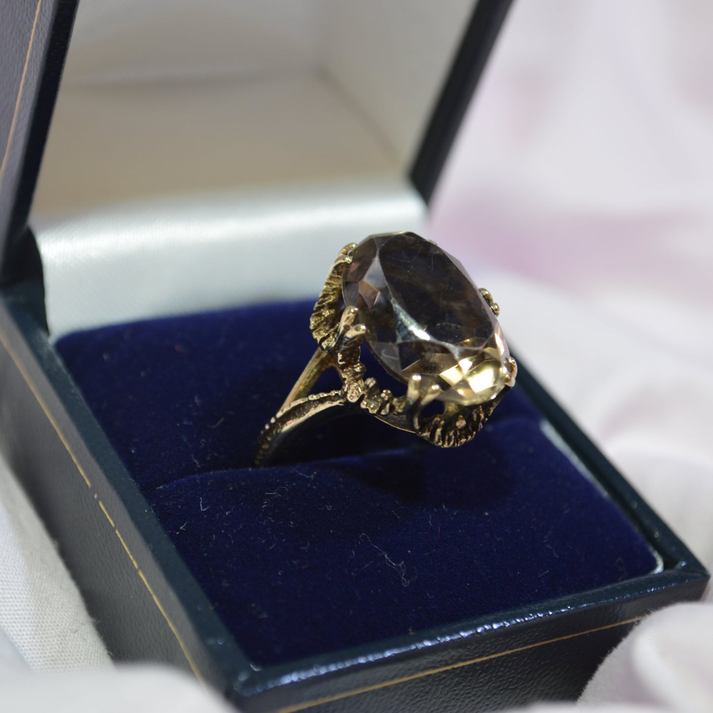 9ct Smoky Quartz ring