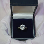 9ct Cubic Zirconia Solitaire ring