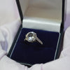 9ct Cubic Zirconia Solitaire ring
