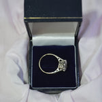 9ct Cubic Zirconia Solitaire ring