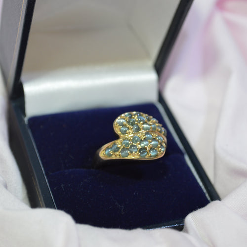 9ct Vintage dress ring