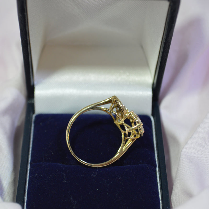 14ct gold 'Love' ring