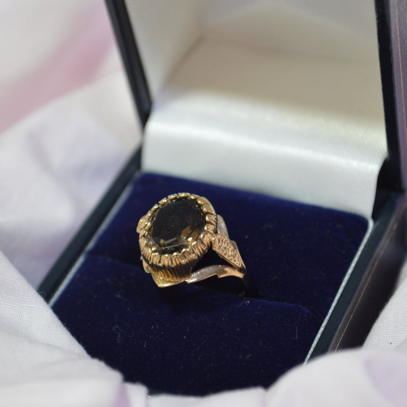9ct Smoky Quartz ring