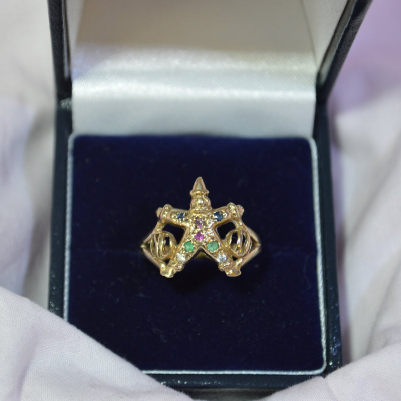 9ct Clown Ring