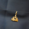 Vintage antique 9ct yellow gold Fob with black onyx stone
