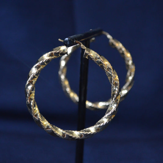 Large Gold hoop Earrings