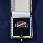 Mens Diamond Signet Ring