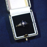 Sapphire Flower Ring